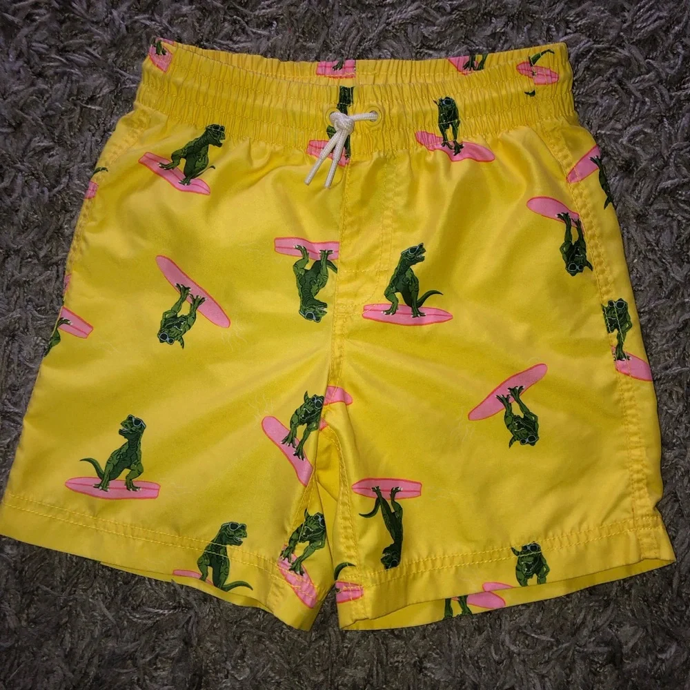 Old Navy Dinosaur Swim Trunk, Size 8